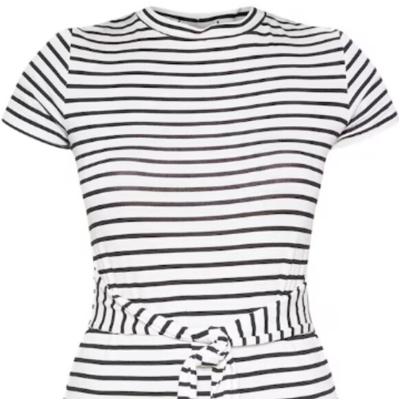 NWT PrettyLittleThing Tie Waist T-Shirt Dress - Picture 3 of 4